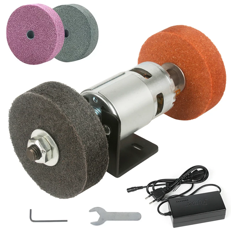compact mini grinding wheel machine for home diy knife sharpening and polishing tools