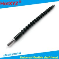 multi-functional electric screwdriver with universal soft shaft head for home DIY projects