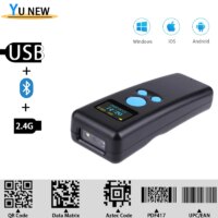 compact portable 2d qr code scanner with display and high speed scanning capabilities