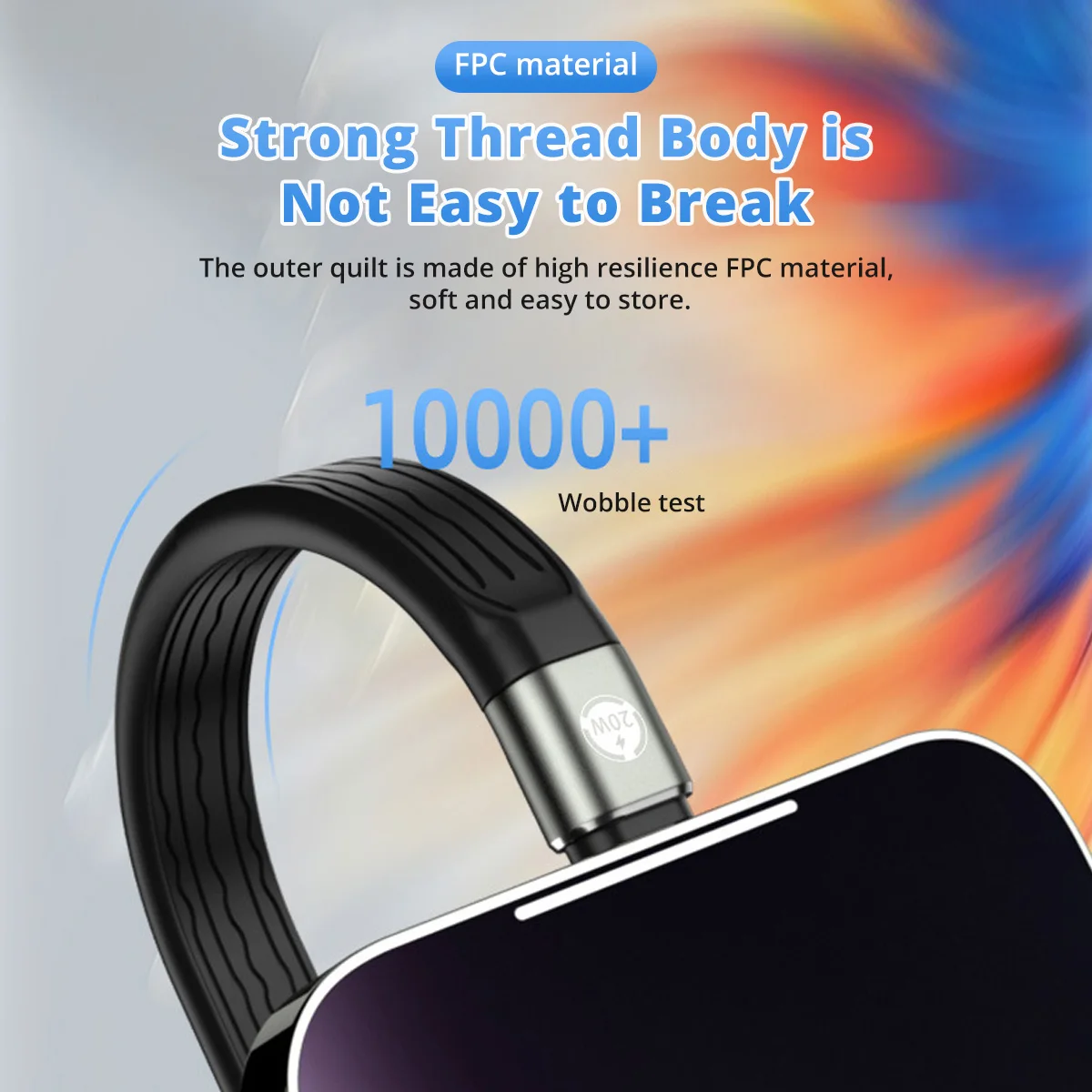 fast charging usb c to iphone cable 20w pd quick charge type c data cord 138cm for iphone 14 13 12 pro max - Image 6