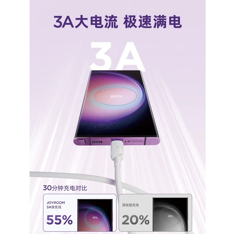 multifunctional 100w fast charging data cable type c to lightning 3a high current 1.2m - الصورة 3