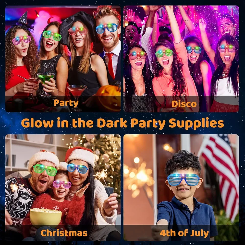 glow in the dark led glasses for vibrant parties and unforgettable wedding celebrations - Image 7