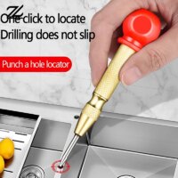 automatic center punch tool for metalworking and woodworking spring loaded hole drilling device