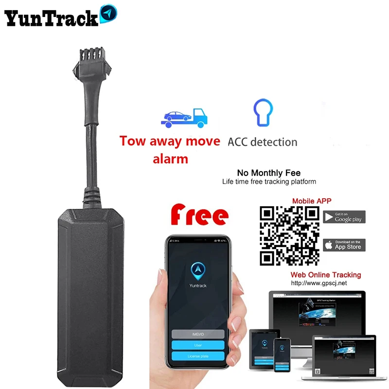 mini waterproof gps tracker for cars and motorcycles with real time tracking and remote control