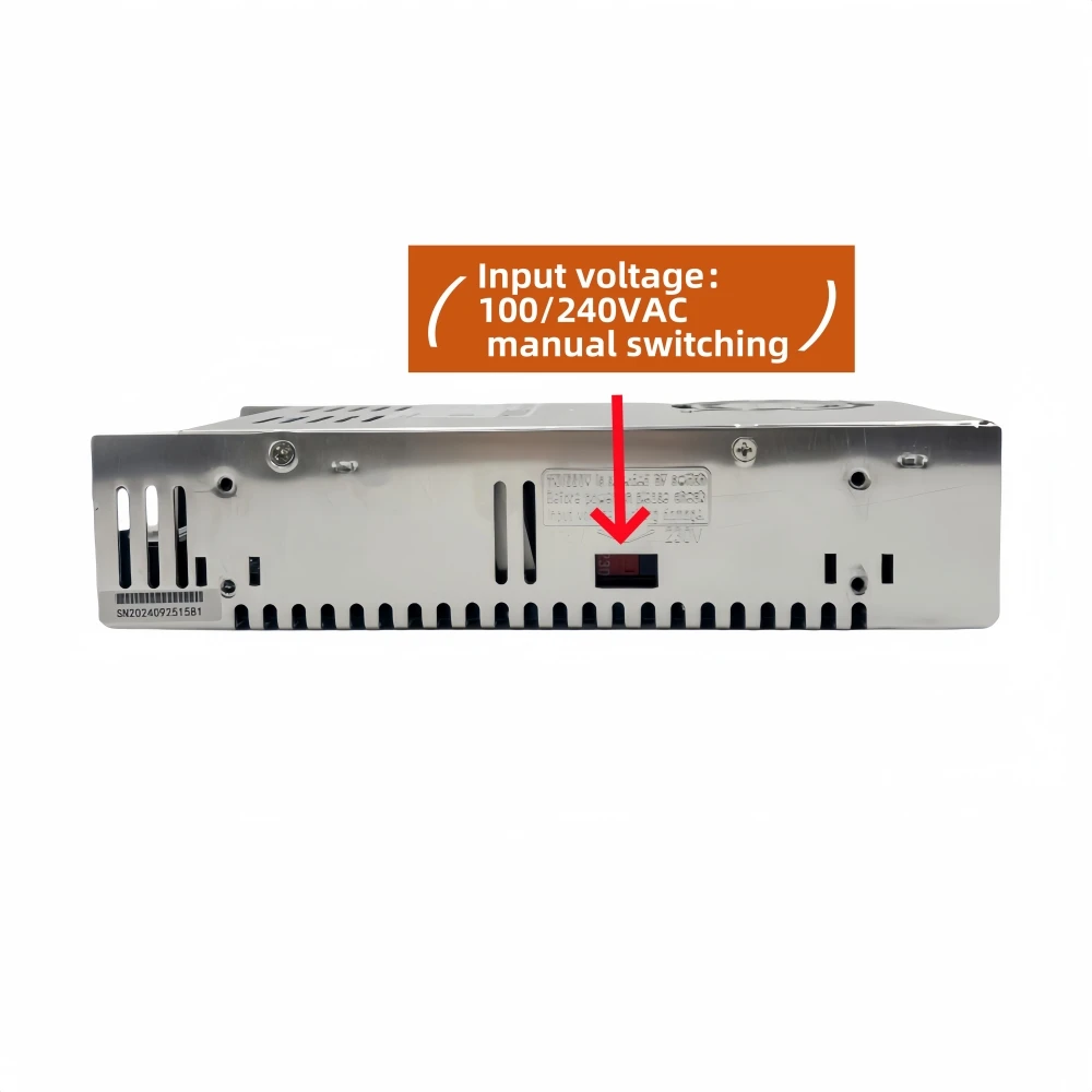 digital display adjustable power supply 500W 600W acdc 0 to 200V versatile output high efficiency - الصورة 7