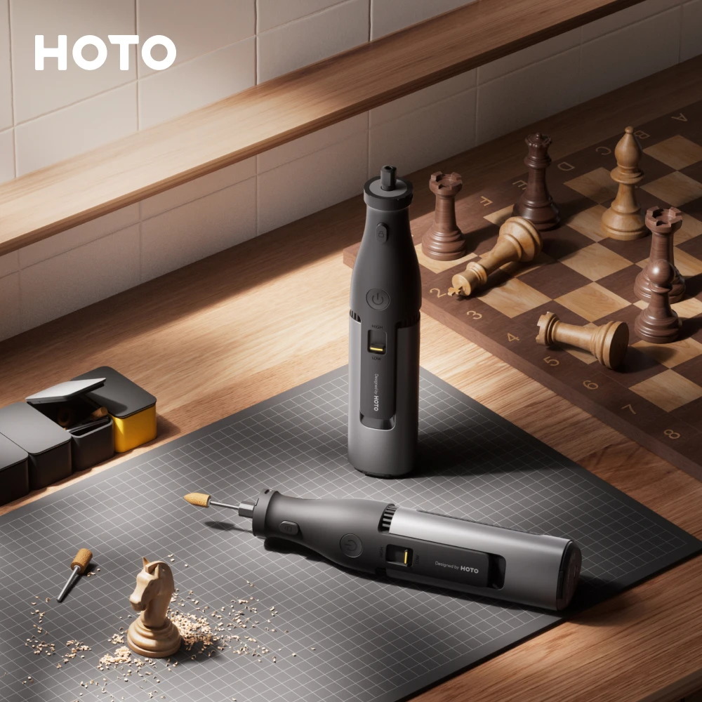 cordless rotary tool kit with brushless motor for carving and polishing 5000 to 35000 rpm - Image 3