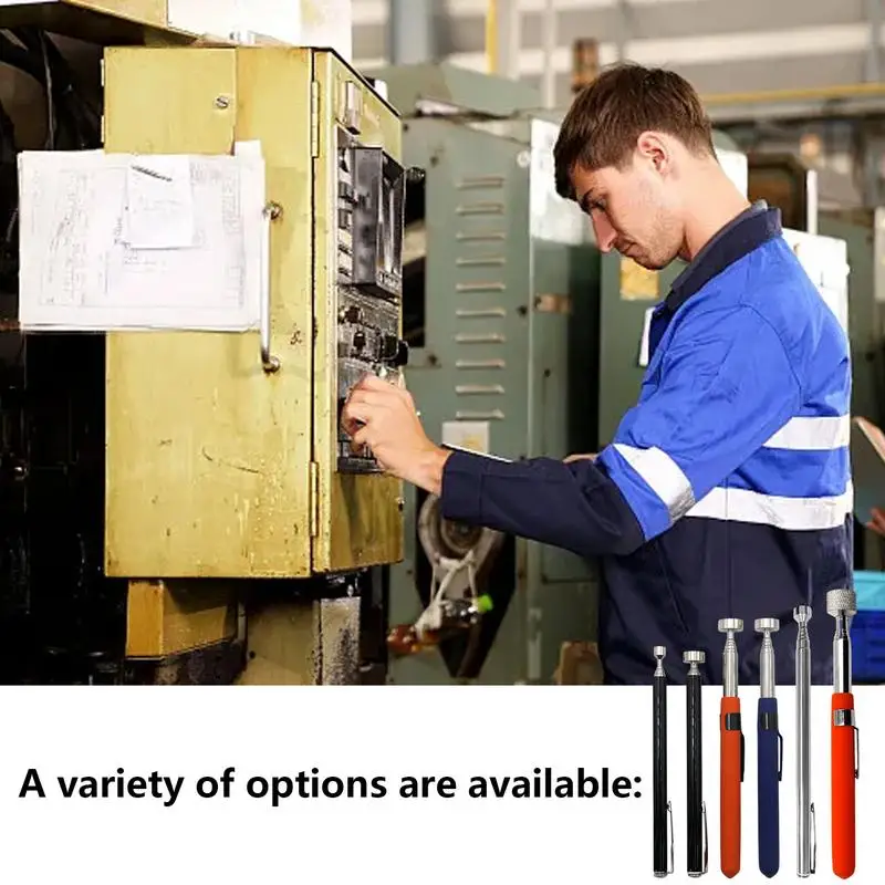 telescopic magnetic pickup tool lightweight stainless steel suction rod for vehicle inspections and repairs - الصورة 5