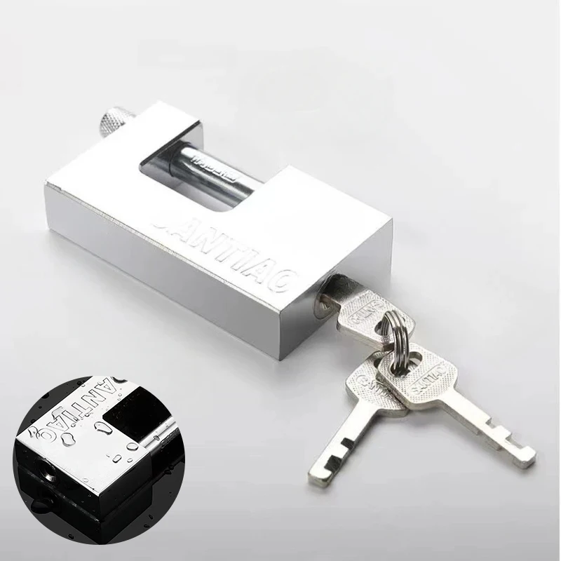 heavy duty d-shaped padlock with key 3 keys for ultimate security garage door gate warehouse