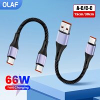 fast charging usb type c cable 15cm 30cm short elbow compatible with iphone16 xiaomi samsung and more