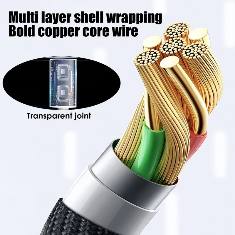 super fast 6a 120w usb type c charging cable for iphone 16 pro max mobile device 2m and 1m options - الصورة 7