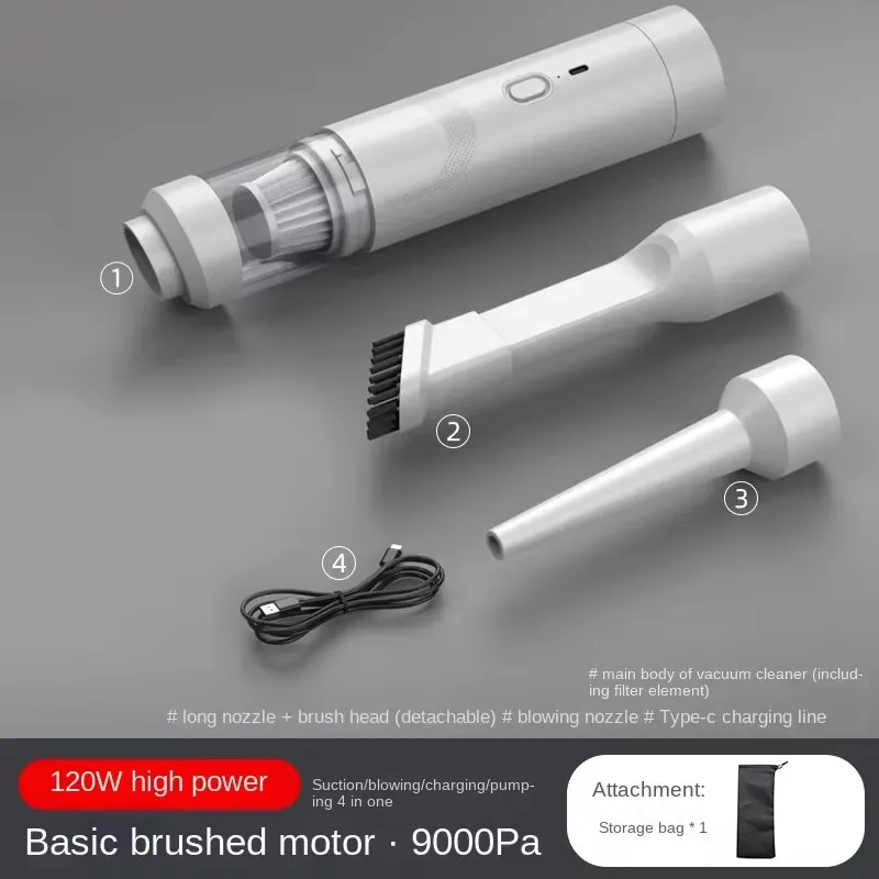 powerful portable handheld car vacuum cleaner wireless dust collector for pet hair and dirt - Image 7