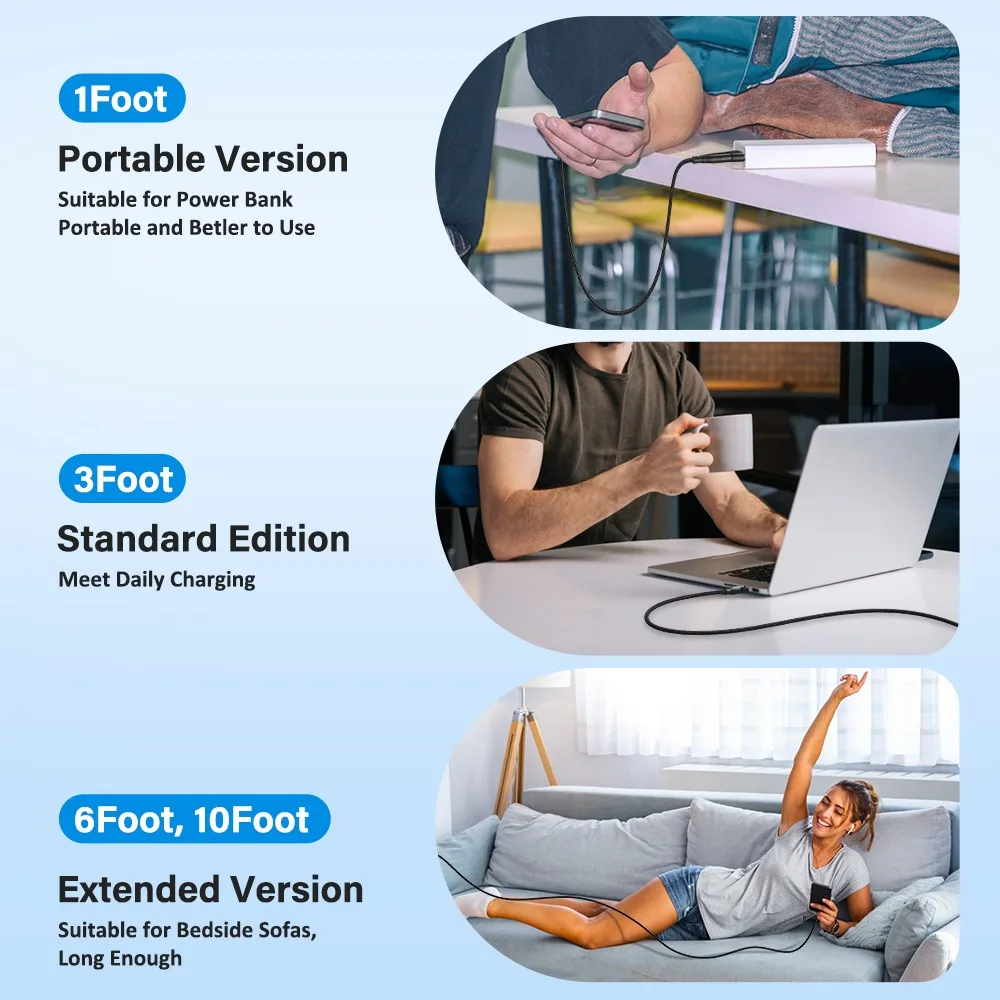 fast charging usb c to lightning cable for iphone 14 13 12 pro max 2m in vibrant colors - Image 7