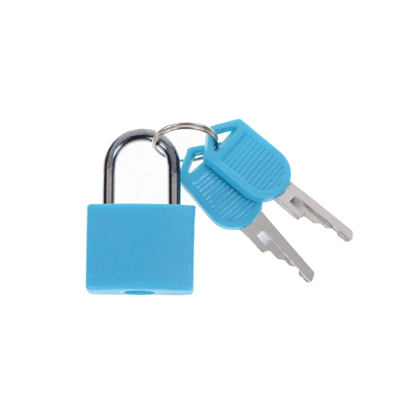 5pcs mini steel padlocks in vibrant colours perfect for luggage diaries and personal security - الصورة 5