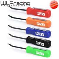 multicolor 3 pocket pry bar tool set with short angled grip for easy car assembly