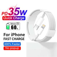 fast charging usb c cable for iphone 35w pd quick charger data cable 2m 3m length options