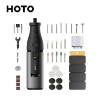 cordless rotary tool kit with brushless motor for carving and polishing 5000 to 35000 rpm