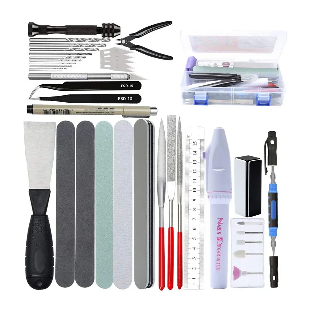 42 in 1 model building tool set for gundam hobbies DIY grinding polishing accessories kit