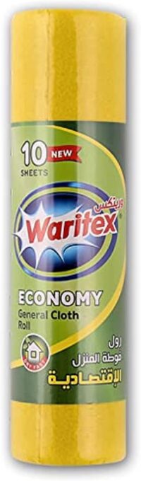 رولات فوط صفراء للتنظيف متعددة الاستخدام.